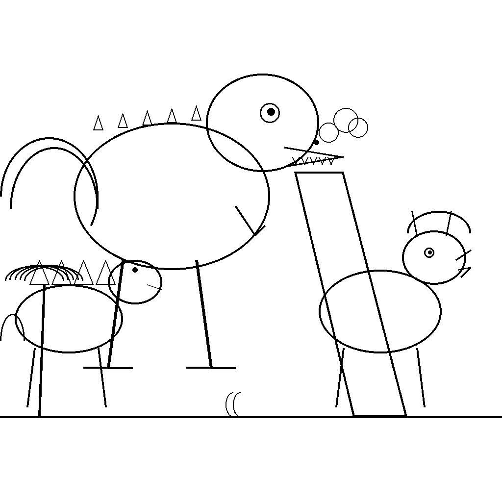 Dinosaur coloring page